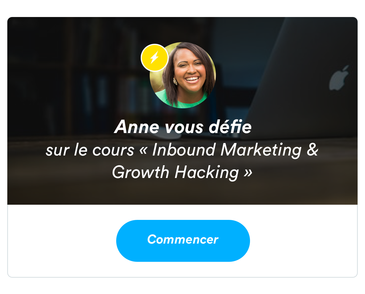 Exemple de lancement d'une battle sur la plateforme Coorpacademy